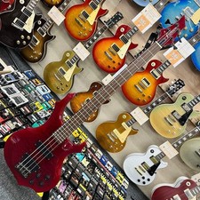 Basso Elettrico Edwards by ESP Forest Finitura Rosso Lucido Trapuntato Top
