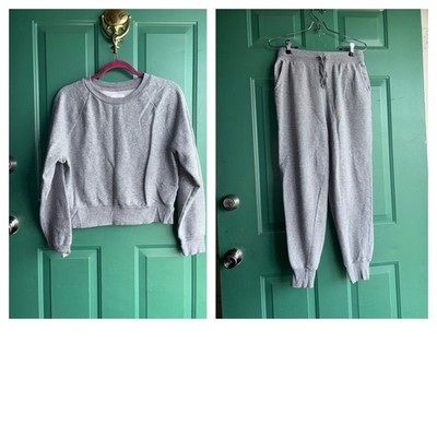 Colsie medium Heather Gray jogger Lounge Set