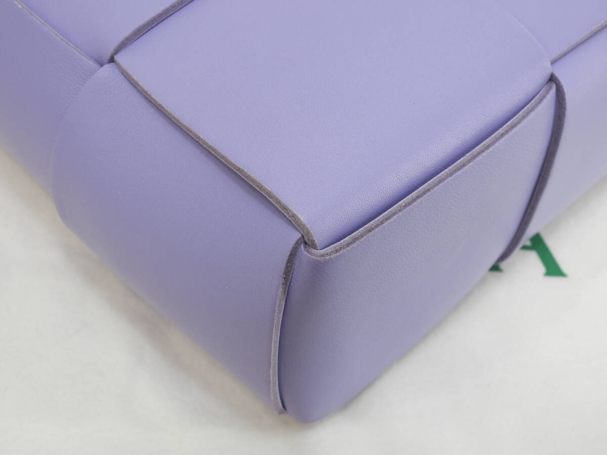 Bottega Veneta Mini Tote Light Purple Leather Handbag with Silver Hardware thumbnail 6