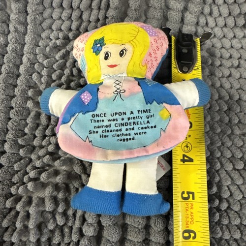 Vintage-1977-Dan-Dee Flip Book Story Dolls-4-(2) Tre Orsi/Biancaneve/Cindrlla - Foto 2 di 23