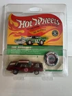 Vintage Hot Wheels Redline Red #5 TNT-Bird Maroon Spoilers MOC w/Button