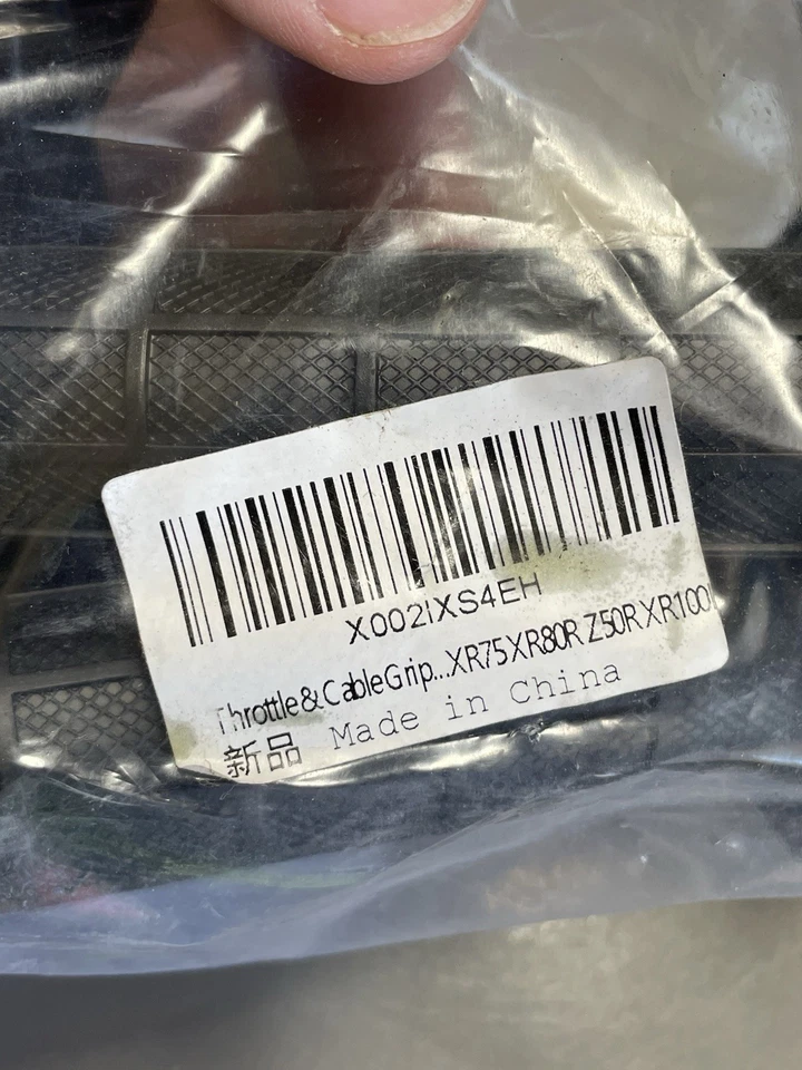 Cable de acelerador y empuñaduras Honda XR75 XR80R Z50R XR100 izquierda derecha negro Foto 4 de 4