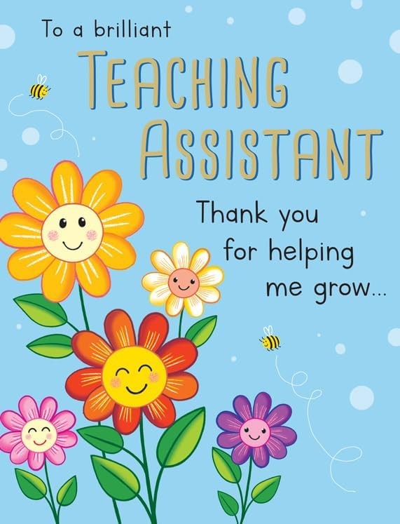 Teaching Assistant Thank You. Thank You For Helping Me Grow. 19x13cm