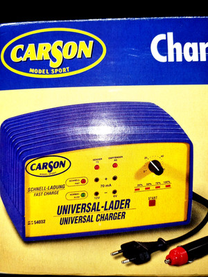Carson 54032 Universal-Lader / Charger Schnelladegerät Dickie Tamaya RC