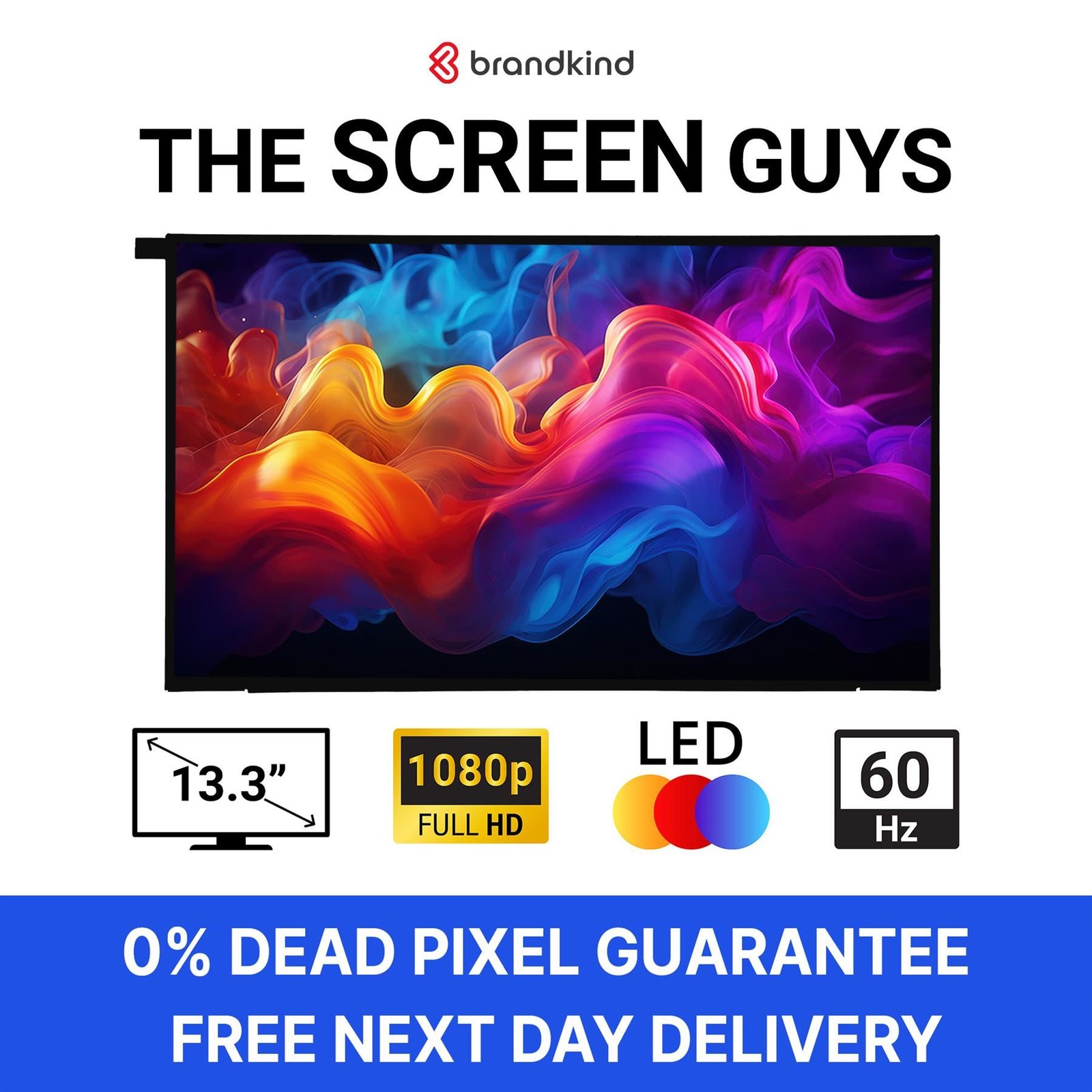 13.3"" IPS FHD AG Matte Display Screen 16M COL Panel Like PANDA LM133LF7L02 Pixel
