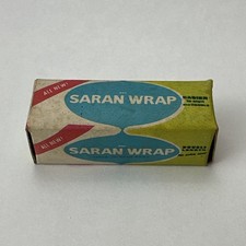 Vintage Dow Chemical Saran Wrap Miniature Mini Sample Box Advertising Piece 2”