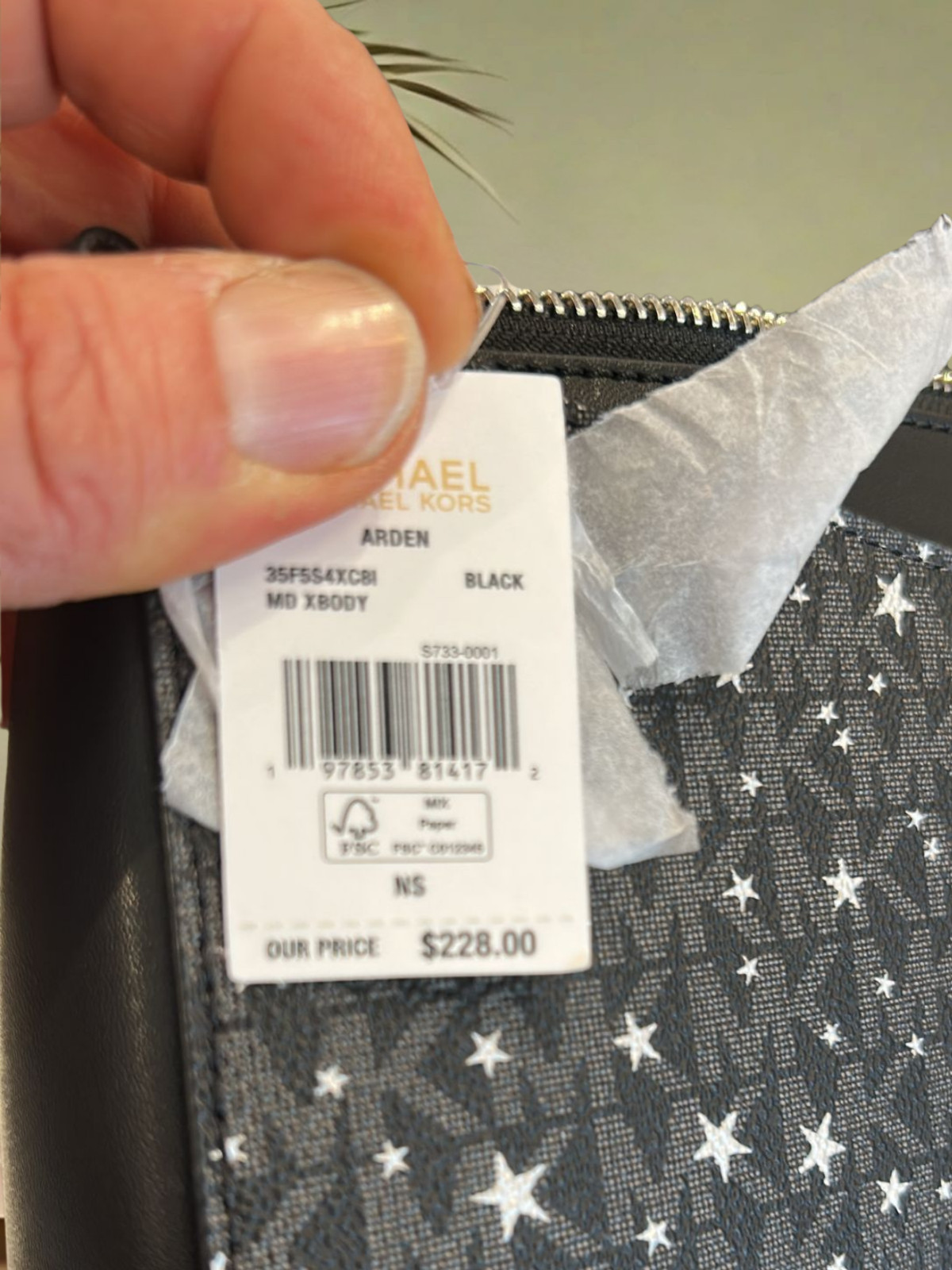 Michael Kors Arden Women Medium Black Shoulder Crossbody Purse Bag Messenger MK thumbnail 14