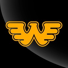 Waylon Jennings Flying W Outline Decal Sticker - 18 COLORS - 3 inch to 12 inch
