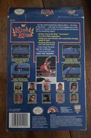 WWF King Of The Ring Nintendo Entertainment System NES Game CIB W/ Poster
