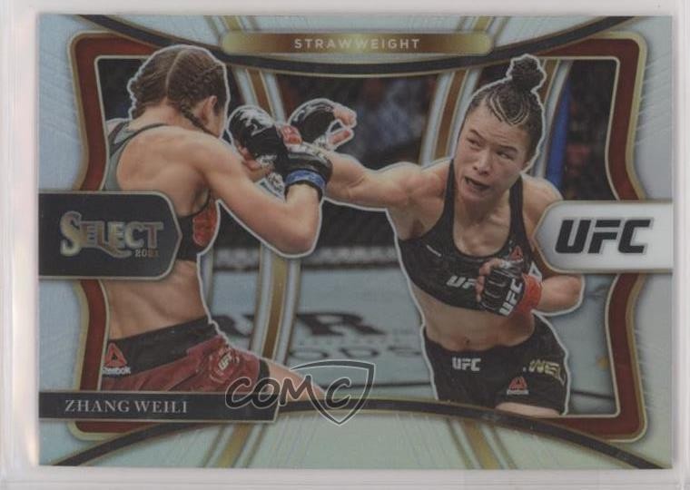 2021 Panini Select UFC Premier Level Silver Prizm Zhang Weili #130 2q0