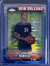 JORDAN HAWKINS (SER) #200 BLUE SONAR 11/125 2024-25 Topps Chrome MINT OF BETTER