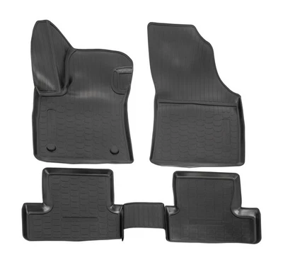 Tapis De Sol Caoutchouc 3D À Bords Hauts Pour Renault Megane 4 Depuis 2016 4pcs - Photo 1/4