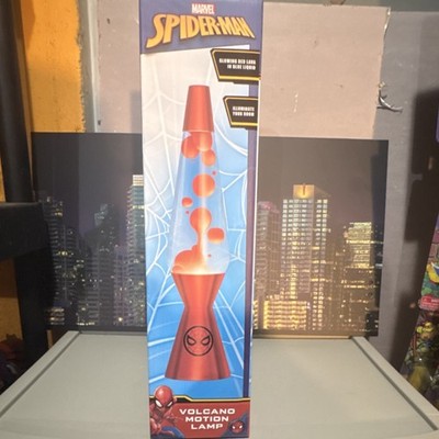 Marvel Spider-Man Volcano Motion Lava Lamp Color Changing Incandescent Bulb