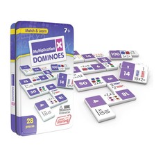 Junior Learning Multiplication Dominoes Educational Game for Kids Ages 7 to 9