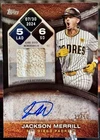 2025 Topps Series 2-Jackson Merrill-Rounding The Bases Relic/Auto-/50-#RTBA-JME