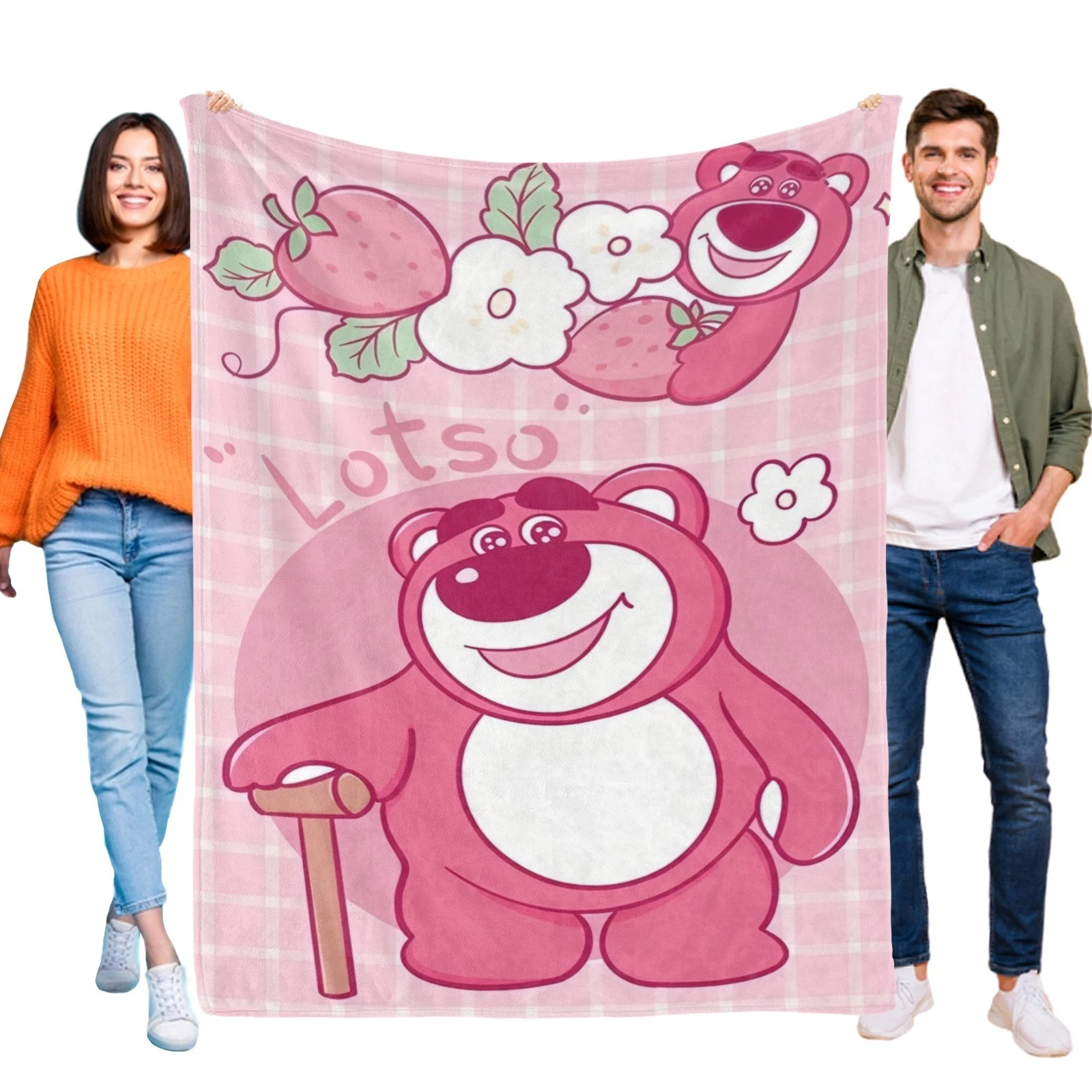 Lotso Blanket Soft Flannel Bed Sofa Couch Throw Birthday Gift
