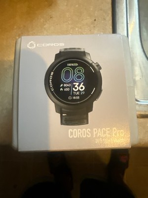 COROS PACE Pro GPS Sport Watch Black Wrist Wearable Model with GPS Sensor