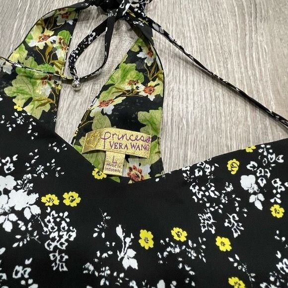 princess vera wang floral dress Princess Vera Wang Multicolor Floral Sun Dress Long Sleeve Juniors Size XL EUC