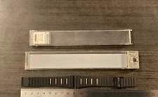 Kreisler FlexOn Vintage Stainless PVD 2 piece Watchband clasp Adj Ends 16mm-22mm