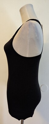 Gymshark sz S Seamless Tank Top black stretchy athletic women 3572