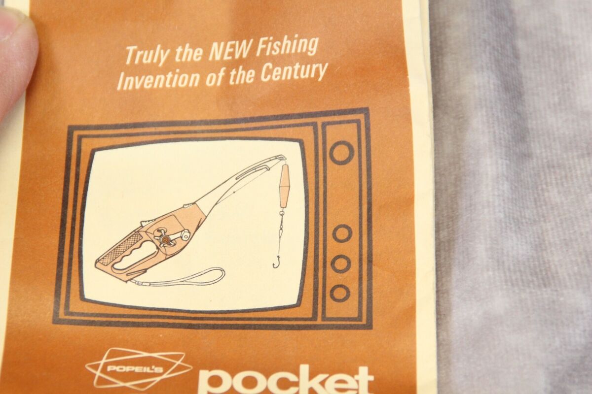 Pocket Fisherman Spin Casting Outfit Vintage Popeil's 1972 Pocket Fisherman Spin Casting Outfit Vintage Popeil's 1972