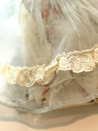 Vintage 6” Nancy Ann Storybook doll Floral Dress With Sheer Overlay Only - Picture 5 of 5