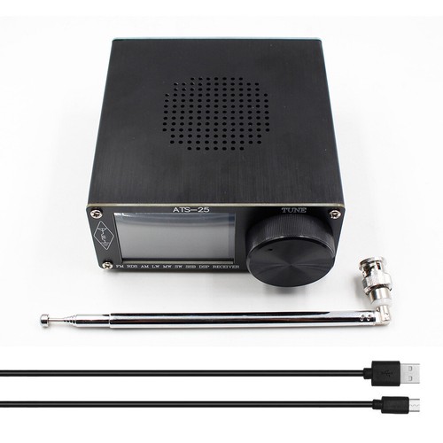 ATS-25 Si4732 Pełnopasmowy odbiornik radiowy DSP FM LW (MW & SW) SSB 2,4" Ekran dotykowy - Zdjęcie 7 z 11