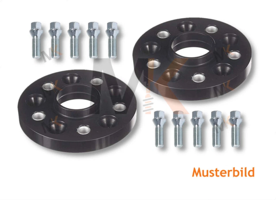 Placas de carril H&R negras DRA 42mm/eje para Audi A8 4H2 4H8 4HC 4HL 2012-2016 - Imagen 2 de 4