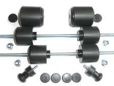 APRILIA TUONO 2004 2005 CRASH PROTECTION KIT SLIDERS PUCKS KNOBS OGGYS SAVERS 