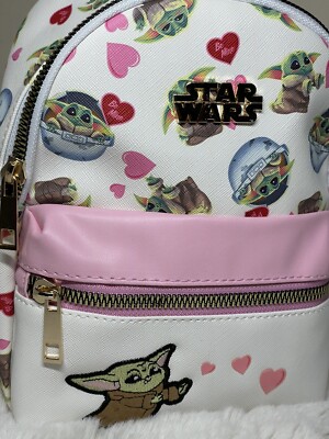 Star Wars Mandalorian Grogu Hearts Crossbody Bag: Bioworld Baby