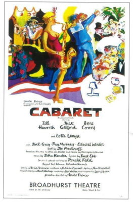 71993 Cabaret Broadway Movie Jill Haworth, Bert Convy Wall 16x12 POSTER Print