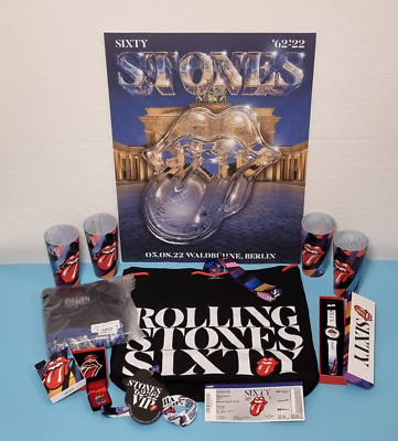 The Rolling Stones 2022 Sixty Tour Berlin VIP Mega Bundle - LAST SHOW EVER?