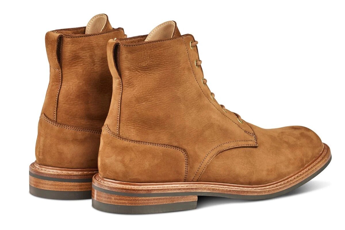 Made In UK - 11 US (10 UK) - Tricker’s -NUBUCK - BERNWOOD BOOTS