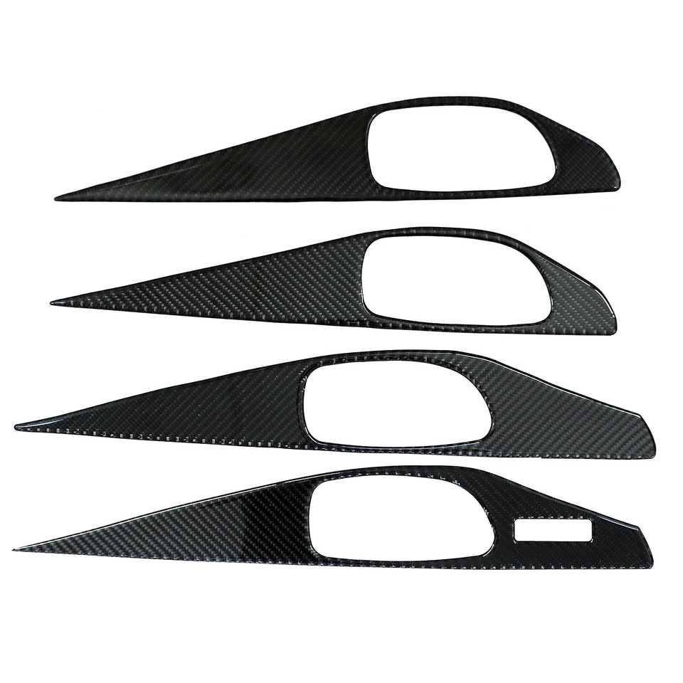 Fit For 2014-2015 Benz E-Class ABS Carbon Fiber Inner Door Panel Cover - Foto 12