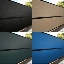 50' Screen Privacy Fence Heavy Duty Fencing Garden Patio Fabric Mesh Net Cover