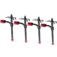 4Pcs Fuel Injector A140828 For Case 450 450B 455B 480C 580C 584C 585C 586C 1845