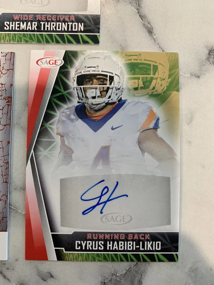 Rookie Autograph Grab #1 Sage Auto 2022 Foto 4 de 4