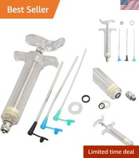 Plastic and Perspex Bird Feeder Syringe for Milk and Medicine - Easy Maintenance