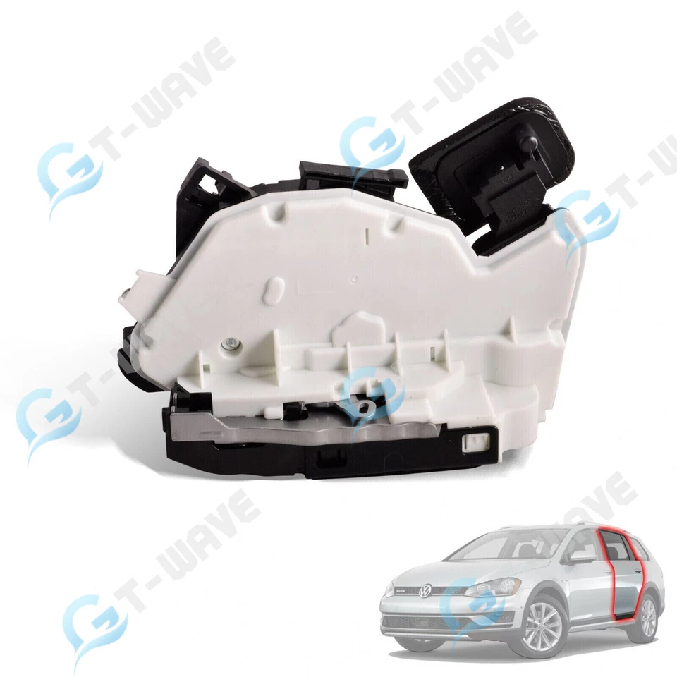 Actuador de bloqueo de puerta del lado del conductor trasero izquierdo apto para VW Jetta Beetle 2011-2017 Golf Pass Foto 2 de 4
