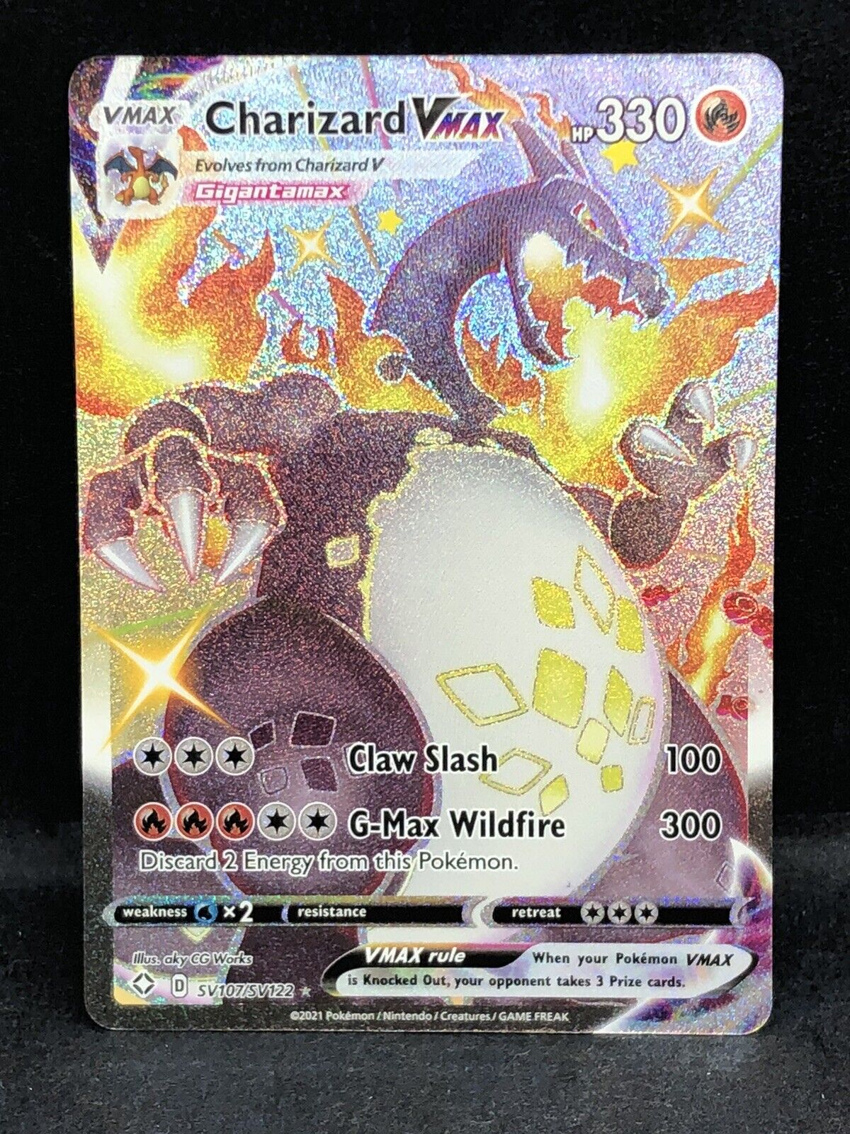 Pokemon Cards Shiny Charizard Vmax