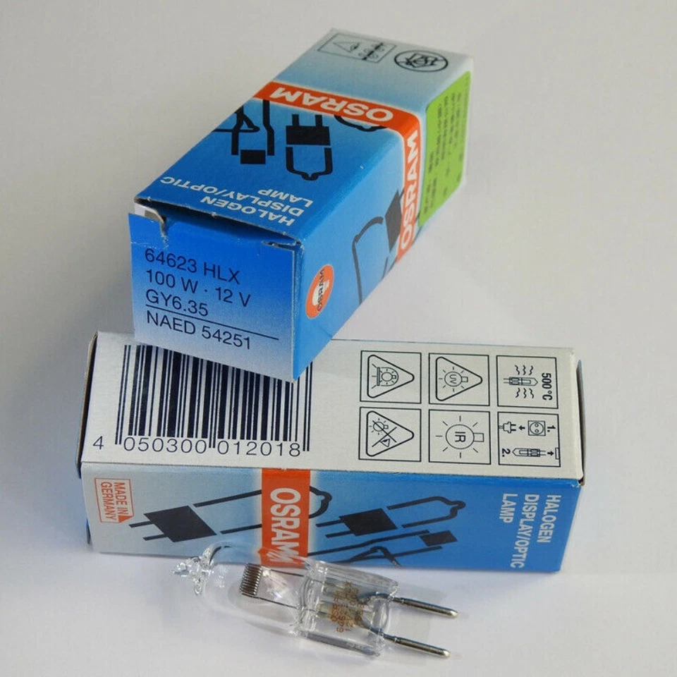 OSRAM 64623 12V100W Bulb Long Life 2000H Microscope Lamp NAED 54251 - Image 3 of 4