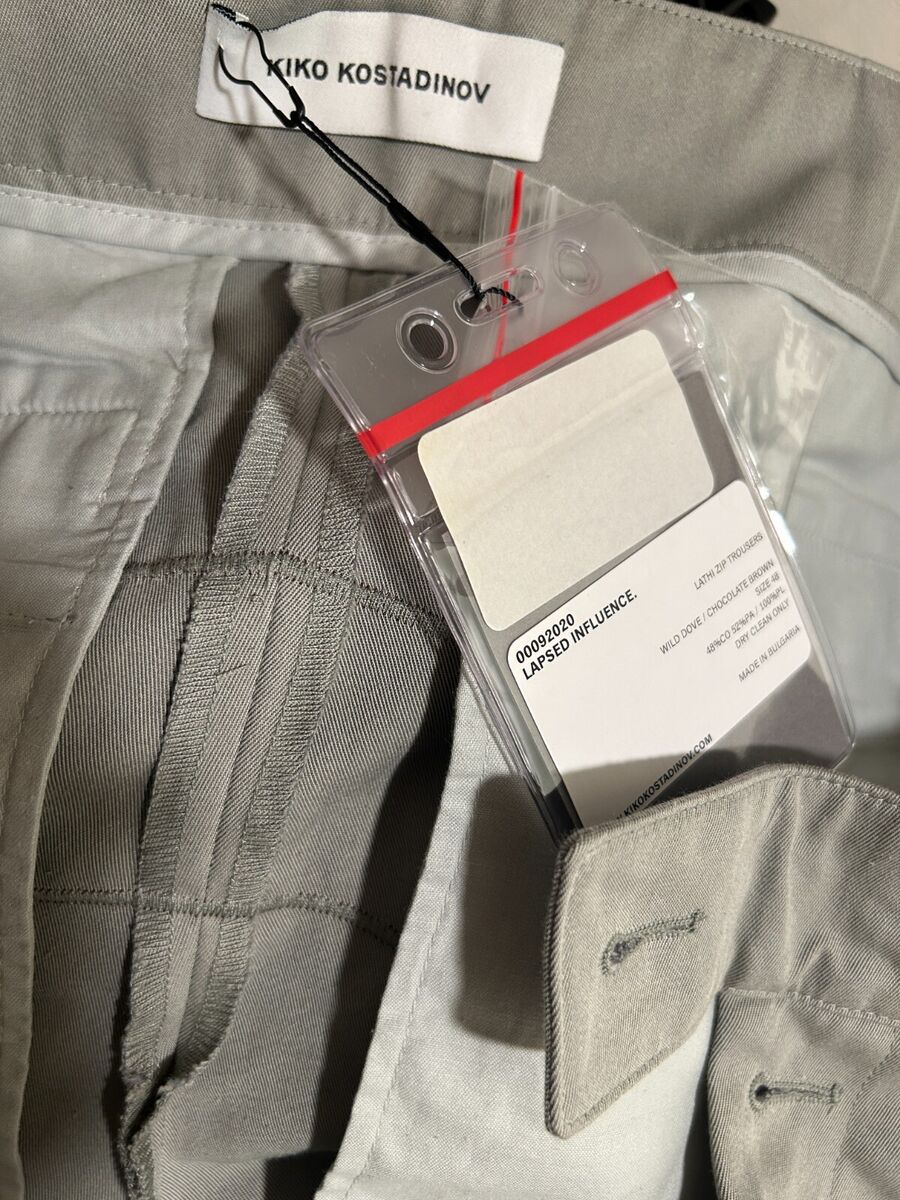 Kiko Kostadinov kiko lahti pants trouser Beige 2020 size IT Kiko Kostadinov kiko lahti pants trouser Beige 2020 size IT