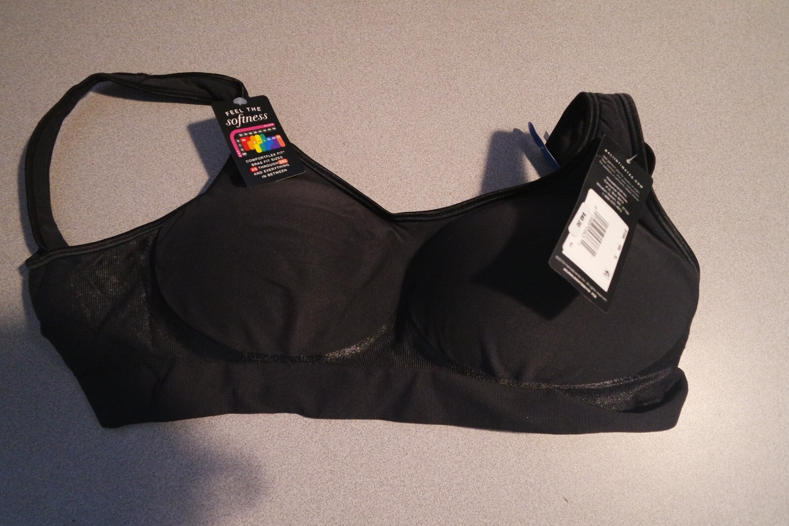 Bali Comfort Revolution ComfortFlex Fit Wirefree Bra Smart Black Size