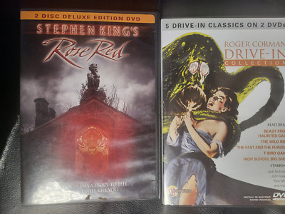 LOT OF 2 :STEPHEN KING'S Rose Red + ROGER CORMAN DRIVE-IN COLLECTION