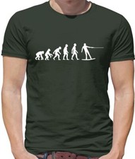 Evolution of Man Wakeboard - Mens T-Shirt - Wakeboarding Watersport Wake Board