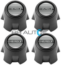 New Wheel Center Caps Set Black For 81-85 Monte Carlo Ss 15 Steel Rally Wheels