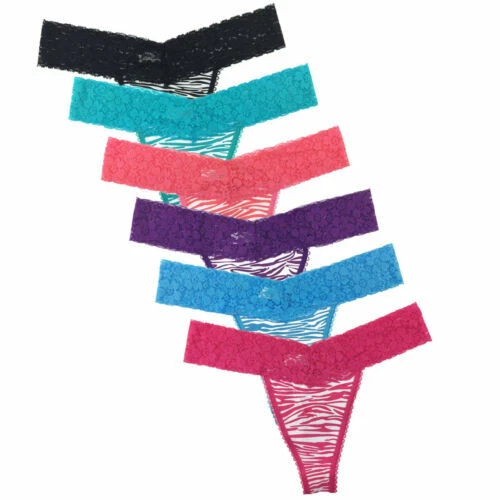 Gestreifte Damen-Slips, - Tangas/String