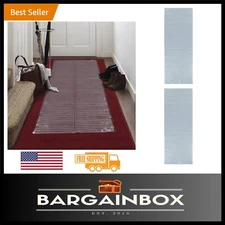 Clear Vinyl Carpet Protector Mat - Thick & Durable 26x72 High Traffic Solution