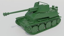 Wargame3D Miniature WWII German Panzerjager 38 t Tank PaK 36 Marder III WW2 FoW