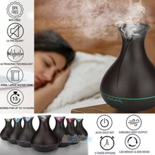 400ml Essential Oil Diffuser Humidifier Air Aromatherapy 7 LED Ultrasonic Aroma